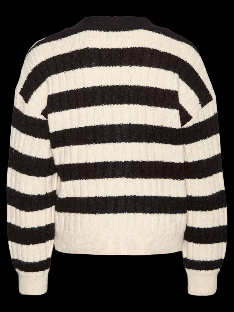 Stickat | Stickat^VERO MODA VMELYA Stickad Kofta Black