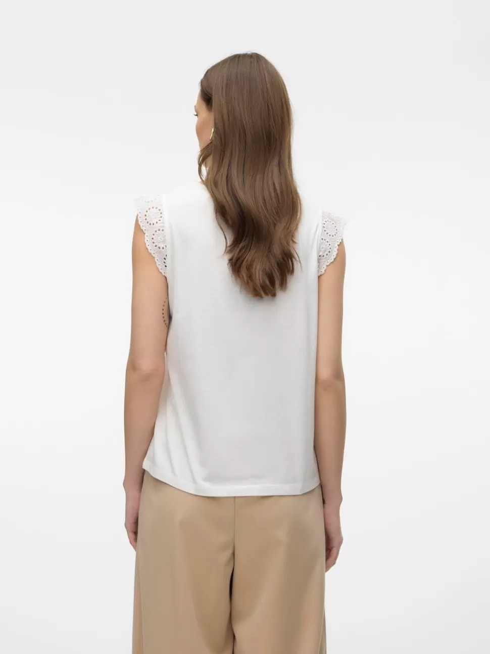 Basics^VERO MODA VMEMILY Topp Snow White