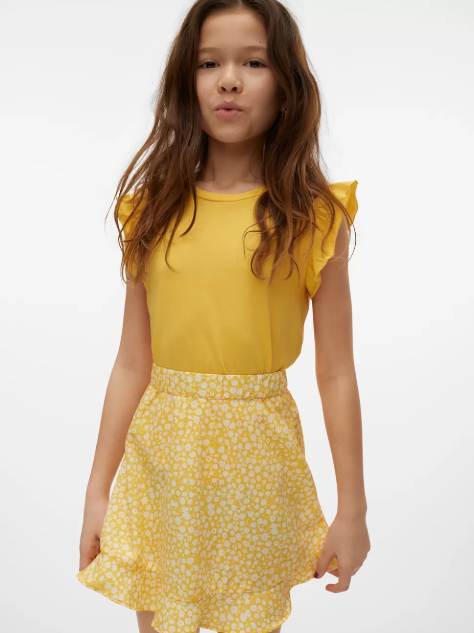 Toppar | Toppar^VERO MODA VMEMILY T-shirt Golden Cream