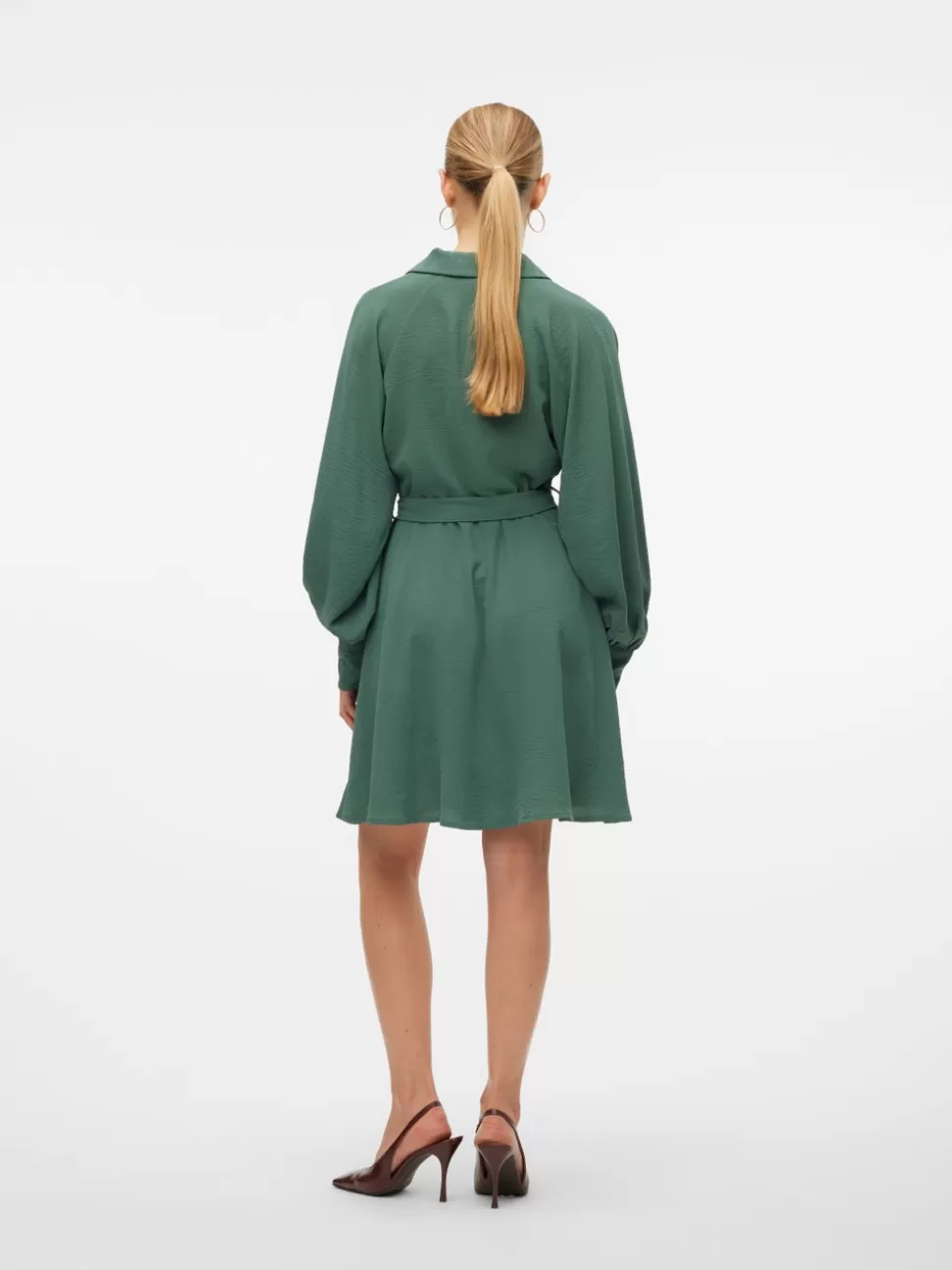 Klänningar^VERO MODA VMEMMA Kort Klänning Dark Forest