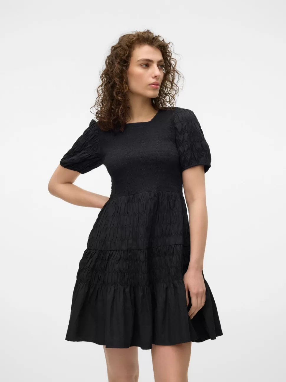 Klänningar^VERO MODA VMEMY Kort Klänning Black
