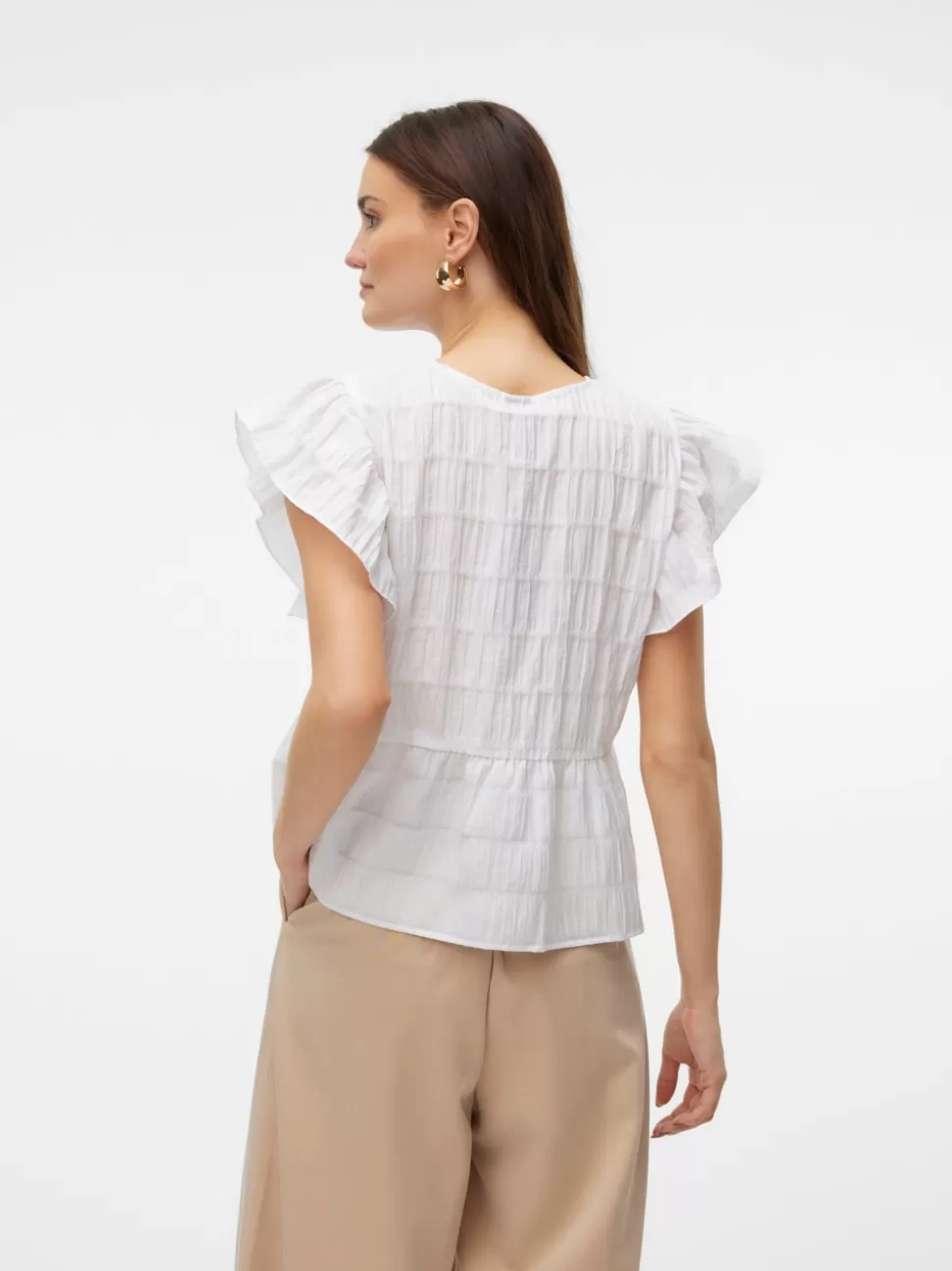Toppar^VERO MODA VMERMA Topp Bright White