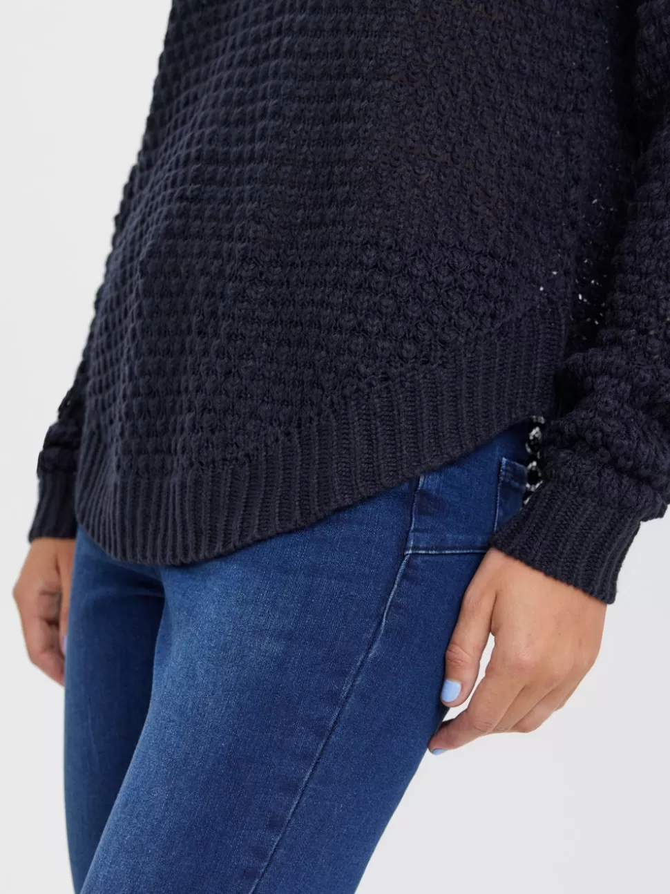 Stickat | Toppar^VERO MODA VMESME Pullover Navy Blazer