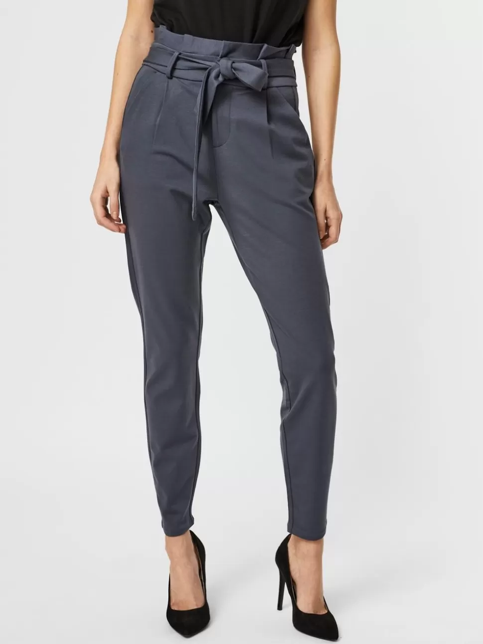 Byxor | Basics^VERO MODA VMEVA Hög Midja Byxor Ombre Blue