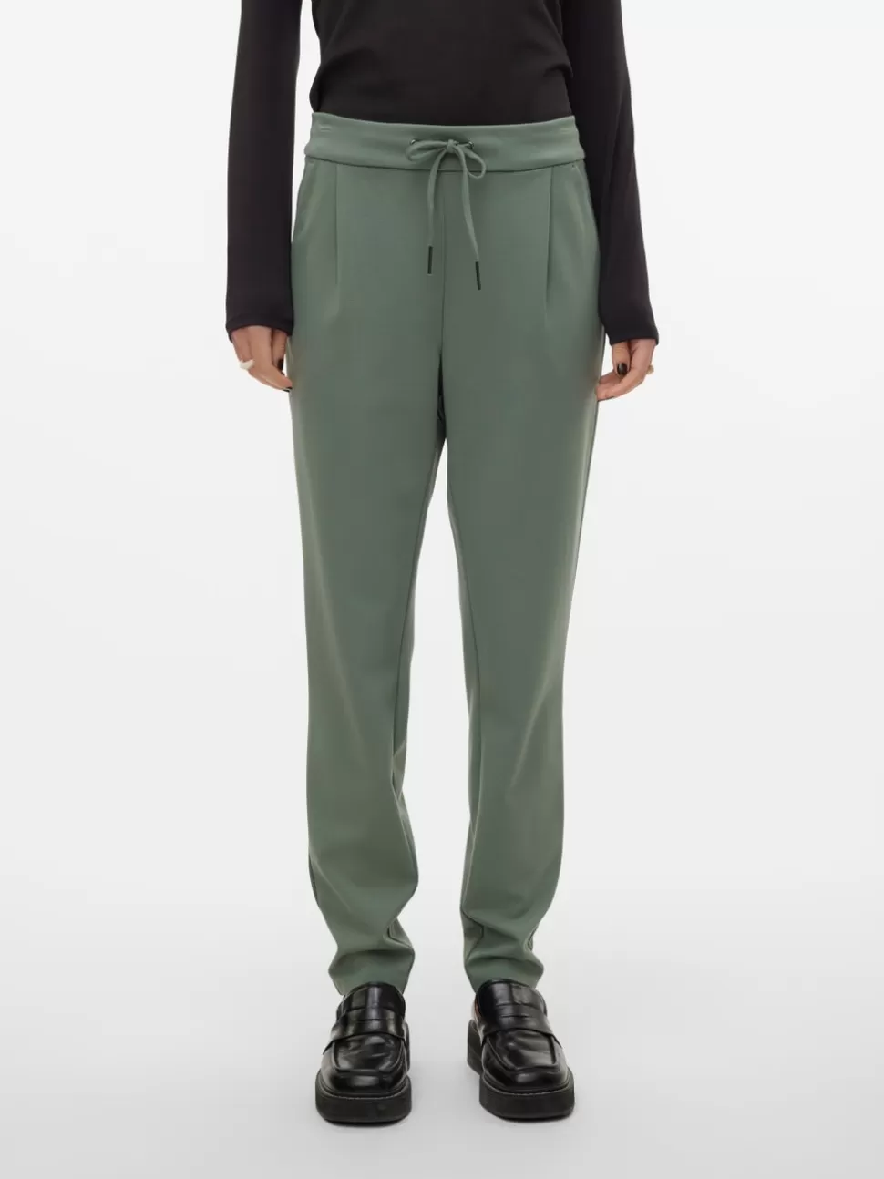 Byxor^VERO MODA VMEVA Låg Midja Byxor Laurel Wreath