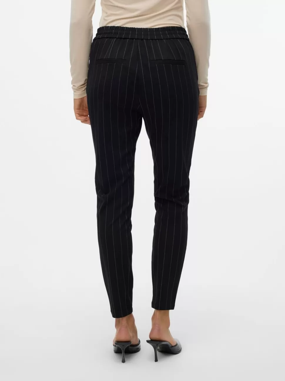 Byxor | Hemmakläder^VERO MODA VMEVA Medelhög Midja Byxor Black