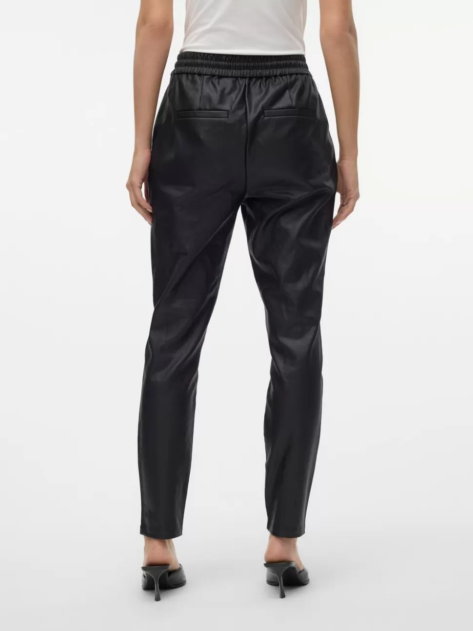 Festkläder | Byxor^VERO MODA VMEVA Medelhög Midja Byxor Black