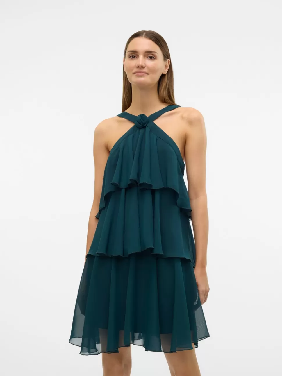Klänningar | Festkläder^VERO MODA VMFELICIA Kort Klänning Ponderosa Pine
