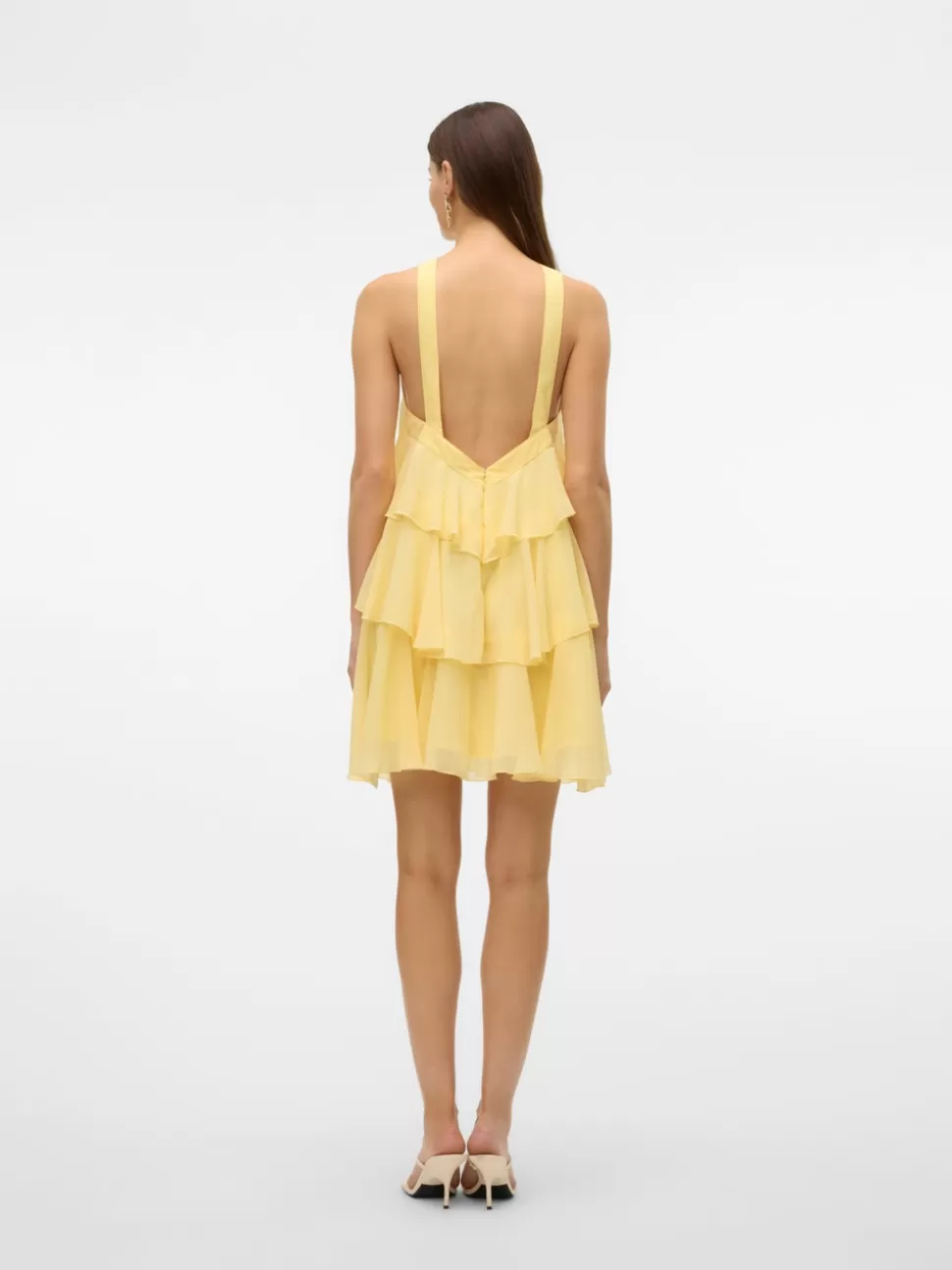 Klänningar | Festkläder^VERO MODA VMFELICIA Kort Klänning Pale Banana