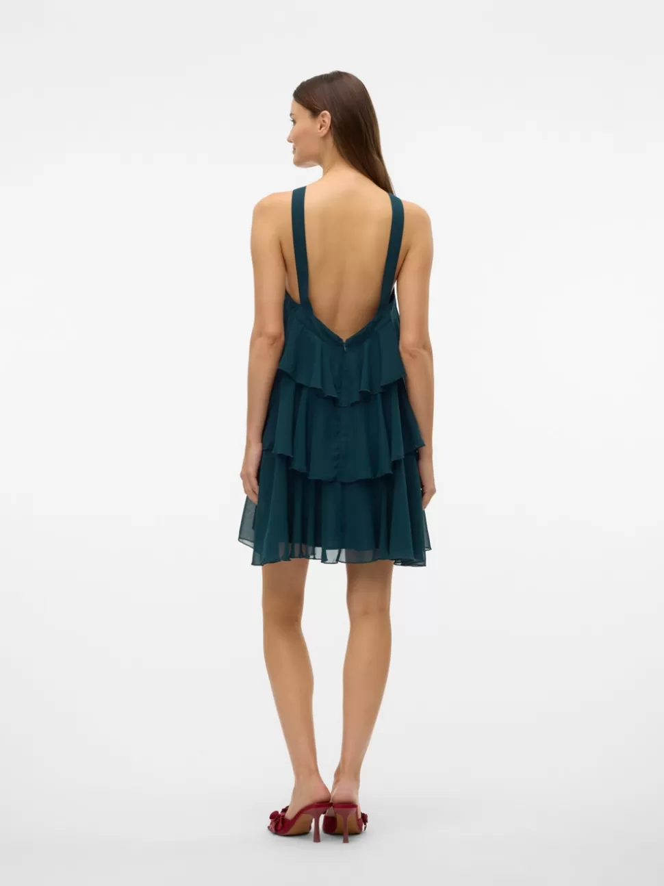 Klänningar | Festkläder^VERO MODA VMFELICIA Kort Klänning Ponderosa Pine