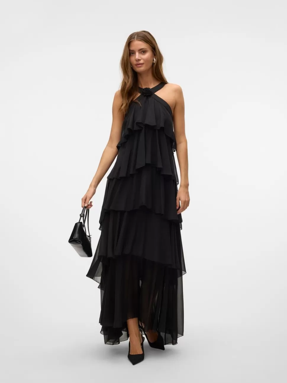 Klänningar | Festkläder^VERO MODA VMFELICIA Lång Klänning Black