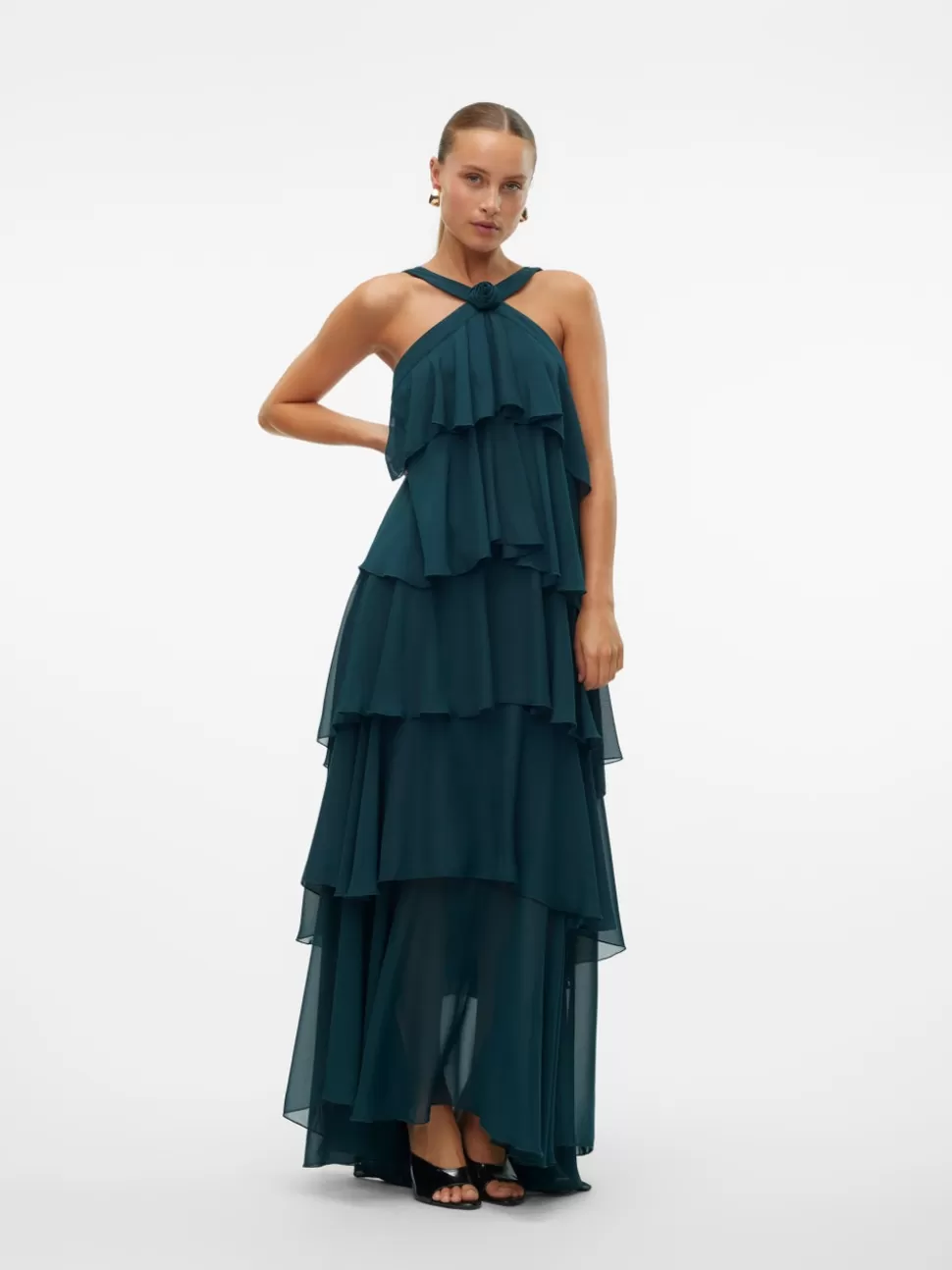Klänningar | Festkläder^VERO MODA VMFELICIA Lång Klänning Ponderosa Pine