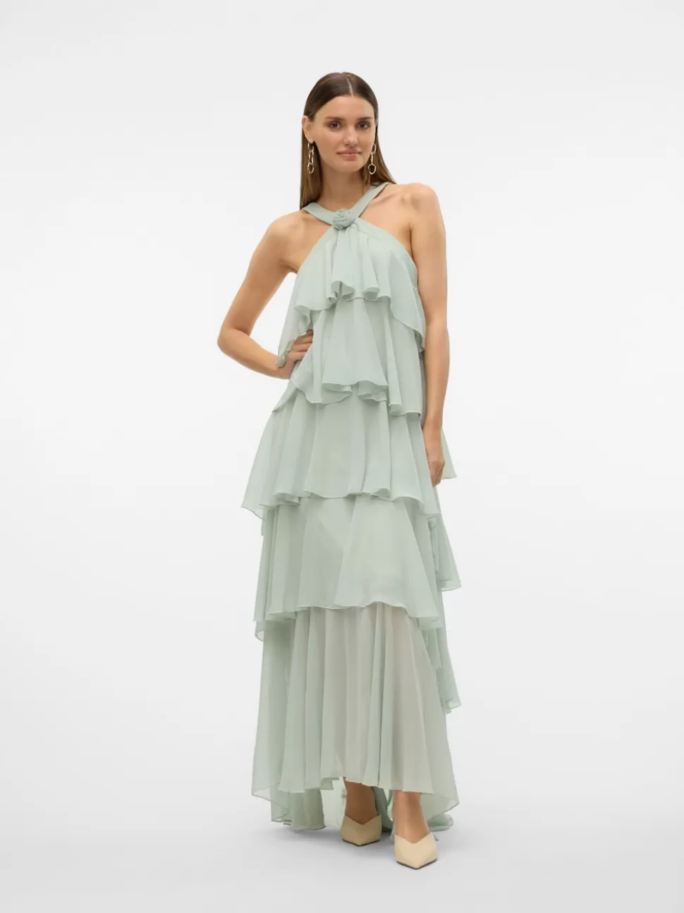 Klänningar | Festkläder^VERO MODA VMFELICIA Lång Klänning Sea Foam