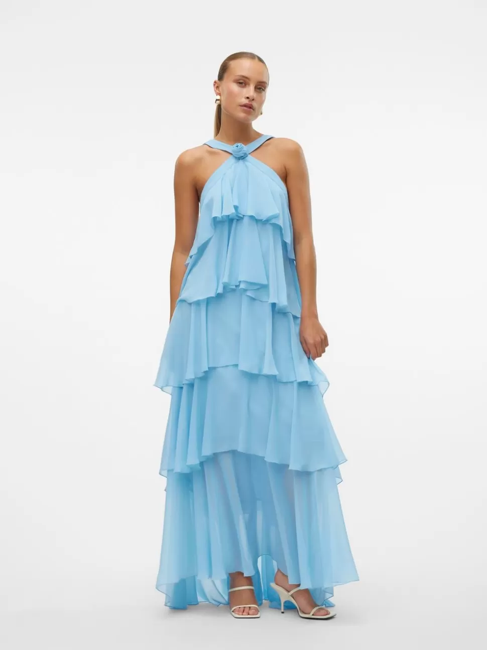 Klänningar | Festkläder^VERO MODA VMFELICIA Lång Klänning Airy Blue