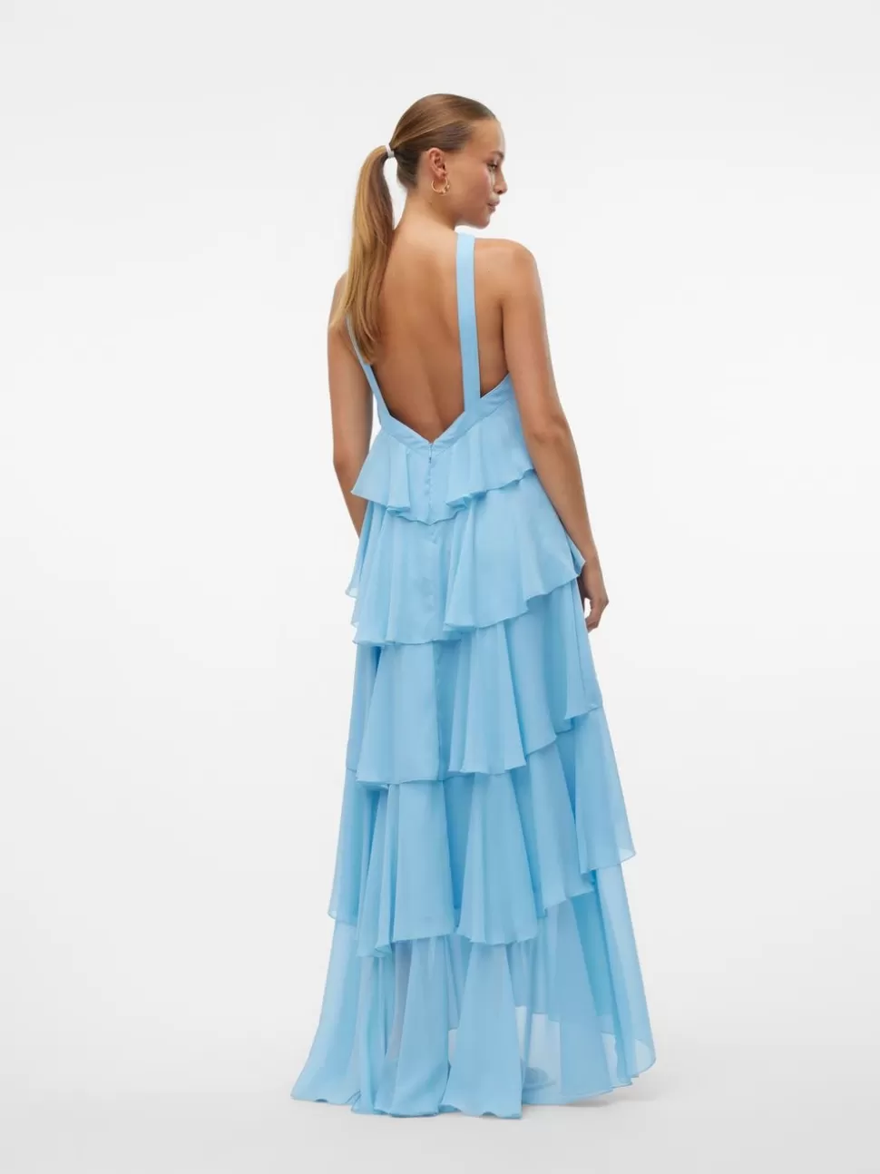 Klänningar | Festkläder^VERO MODA VMFELICIA Lång Klänning Airy Blue