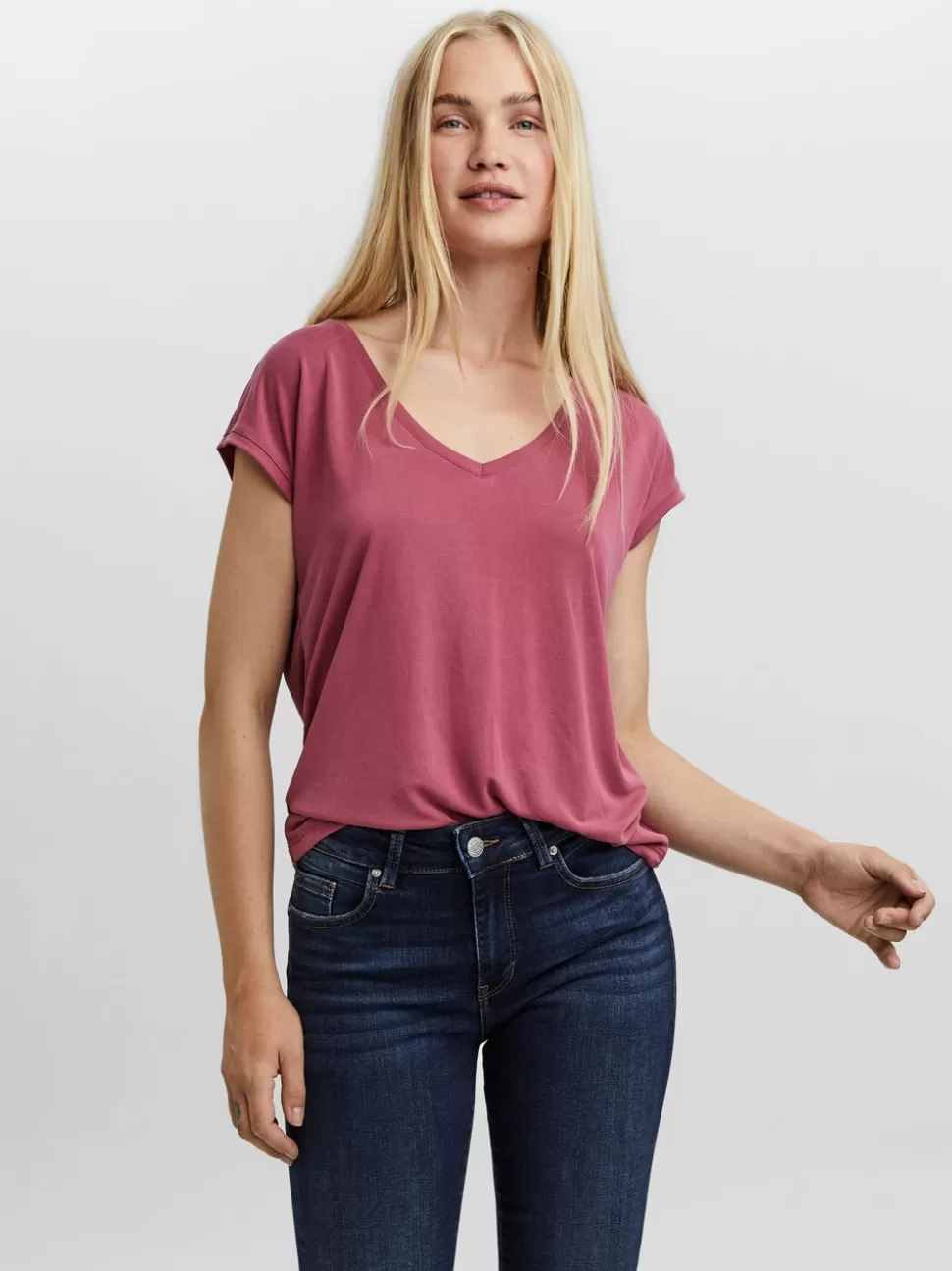 Toppar^VERO MODA VMFILLI Topp Dry Rose