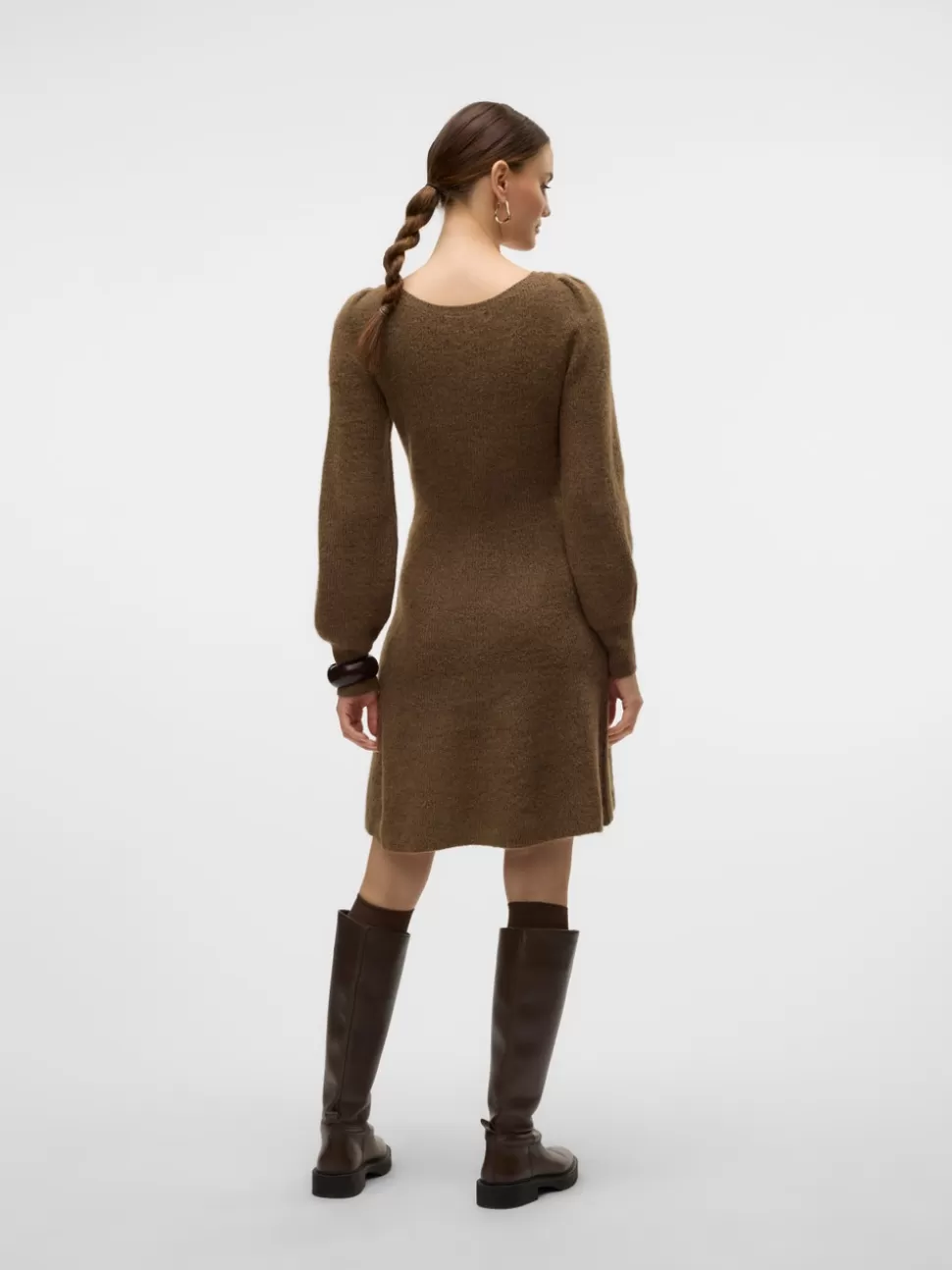 Klänningar^VERO MODA VMFLAVOUR Lång Klänning Sepia Tint