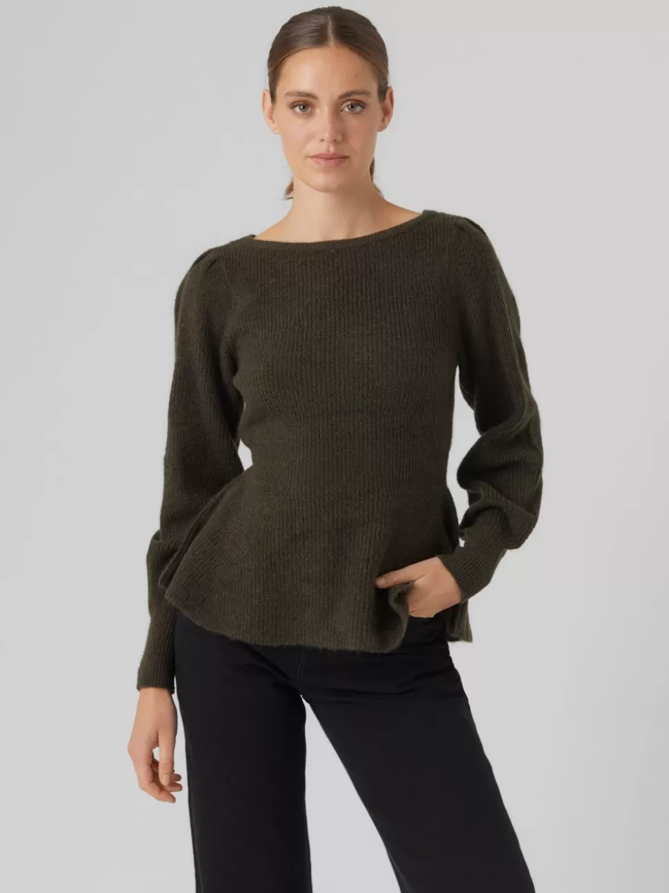 Stickat | Basics^VERO MODA VMFLAVOUR Pullover Peat