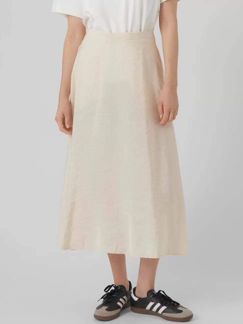 Kjolar^VERO MODA VMFLORENCE Hög Midja Lång Kjol Birch