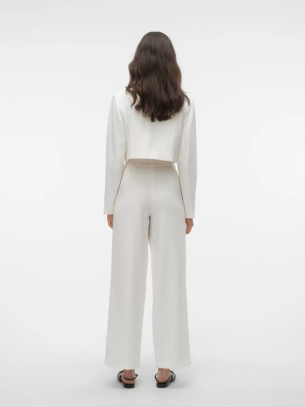 Festkläder | Byxor^VERO MODA VMFLORENTINA Medelhög Midja Byxor Snow White