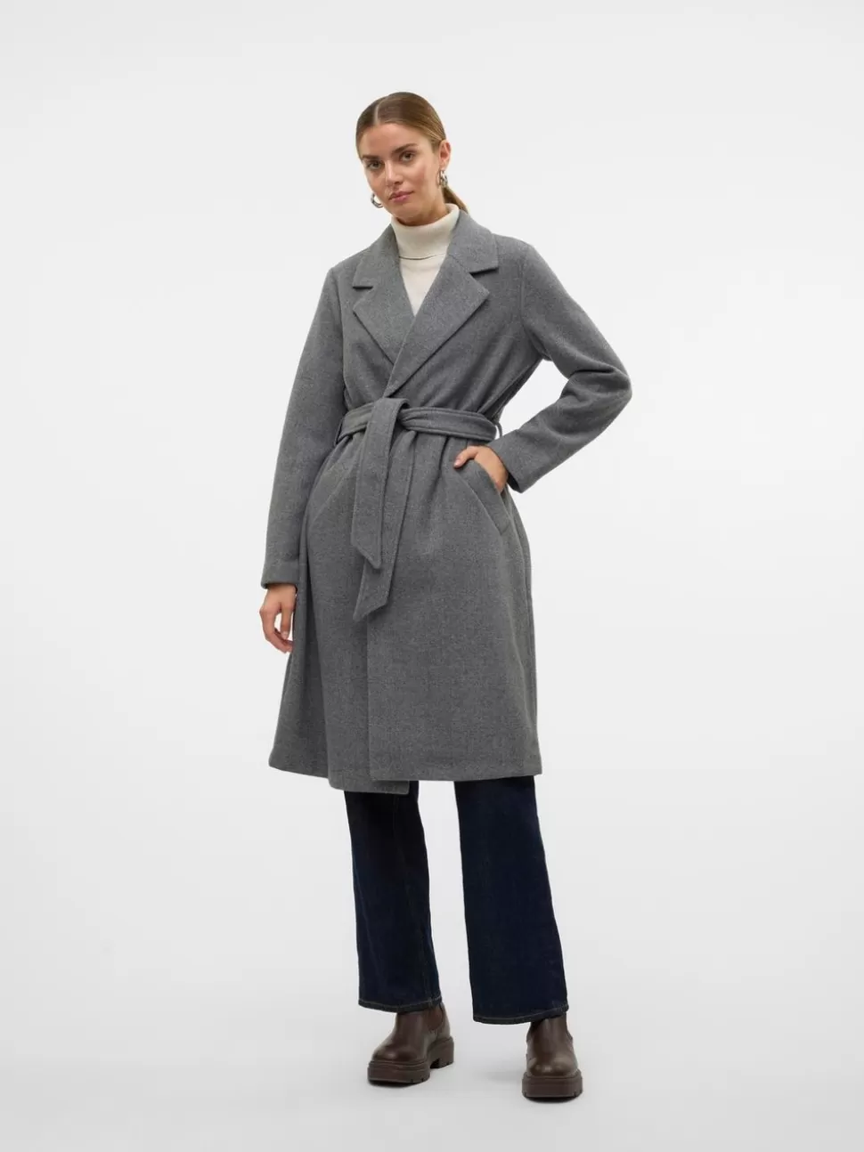 Jackor^VERO MODA VMFORTUNEAYA Rock Medium Grey Melange