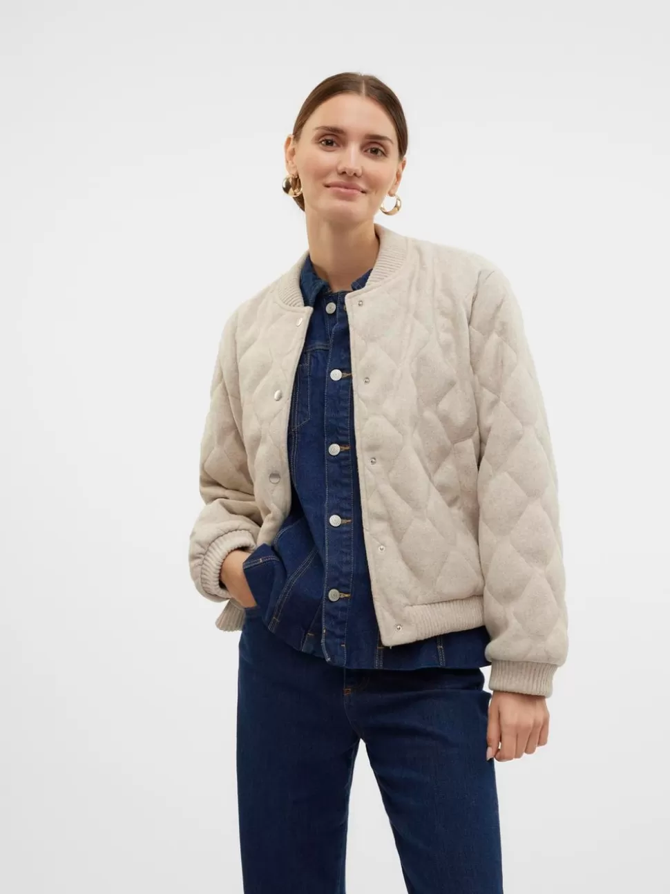 Jackor^VERO MODA VMFORTUNEDORA Jacka Oatmeal