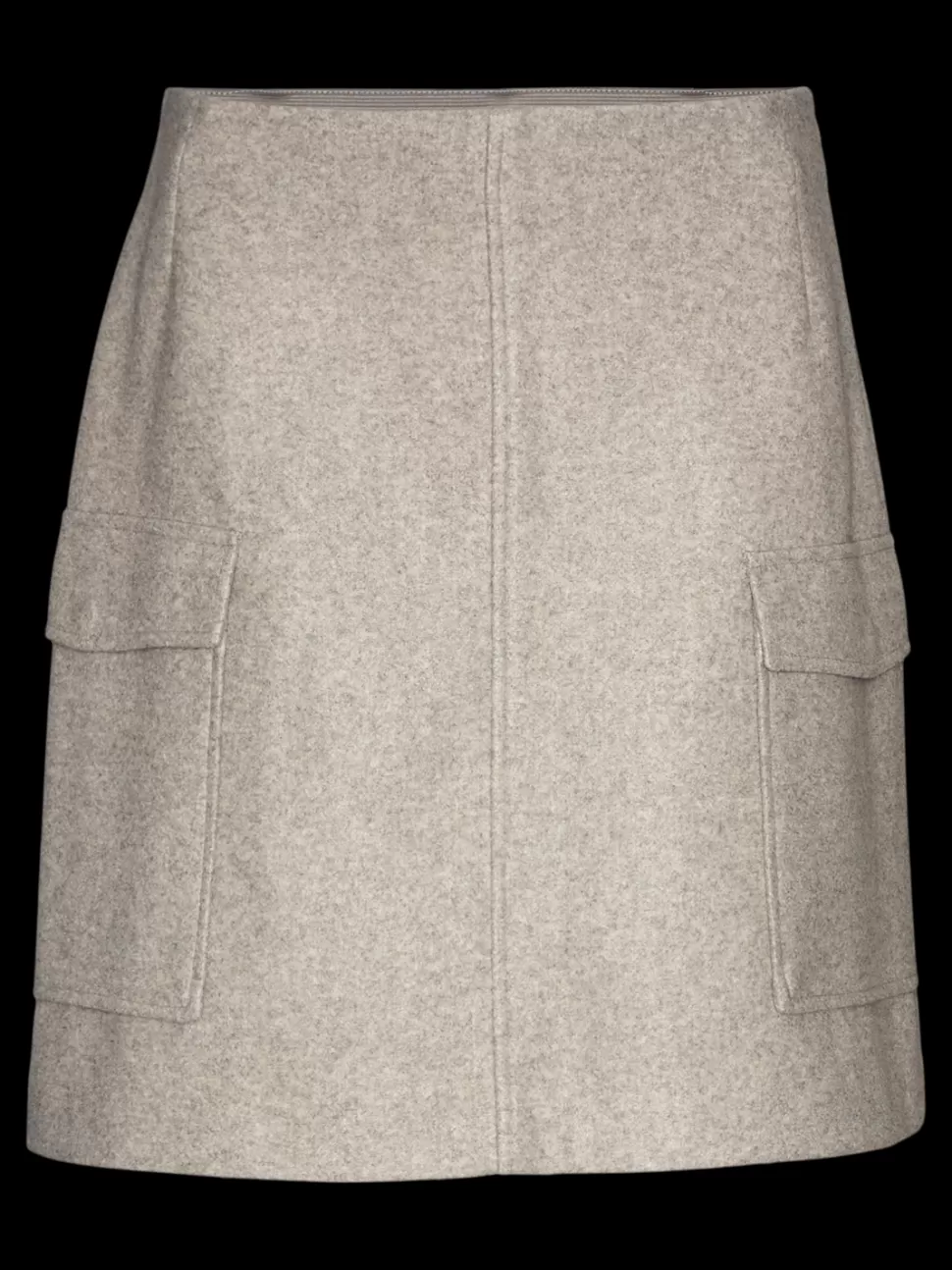 Kjolar^VERO MODA VMFORTUNEEMMY Kort Kjol Silver Mink