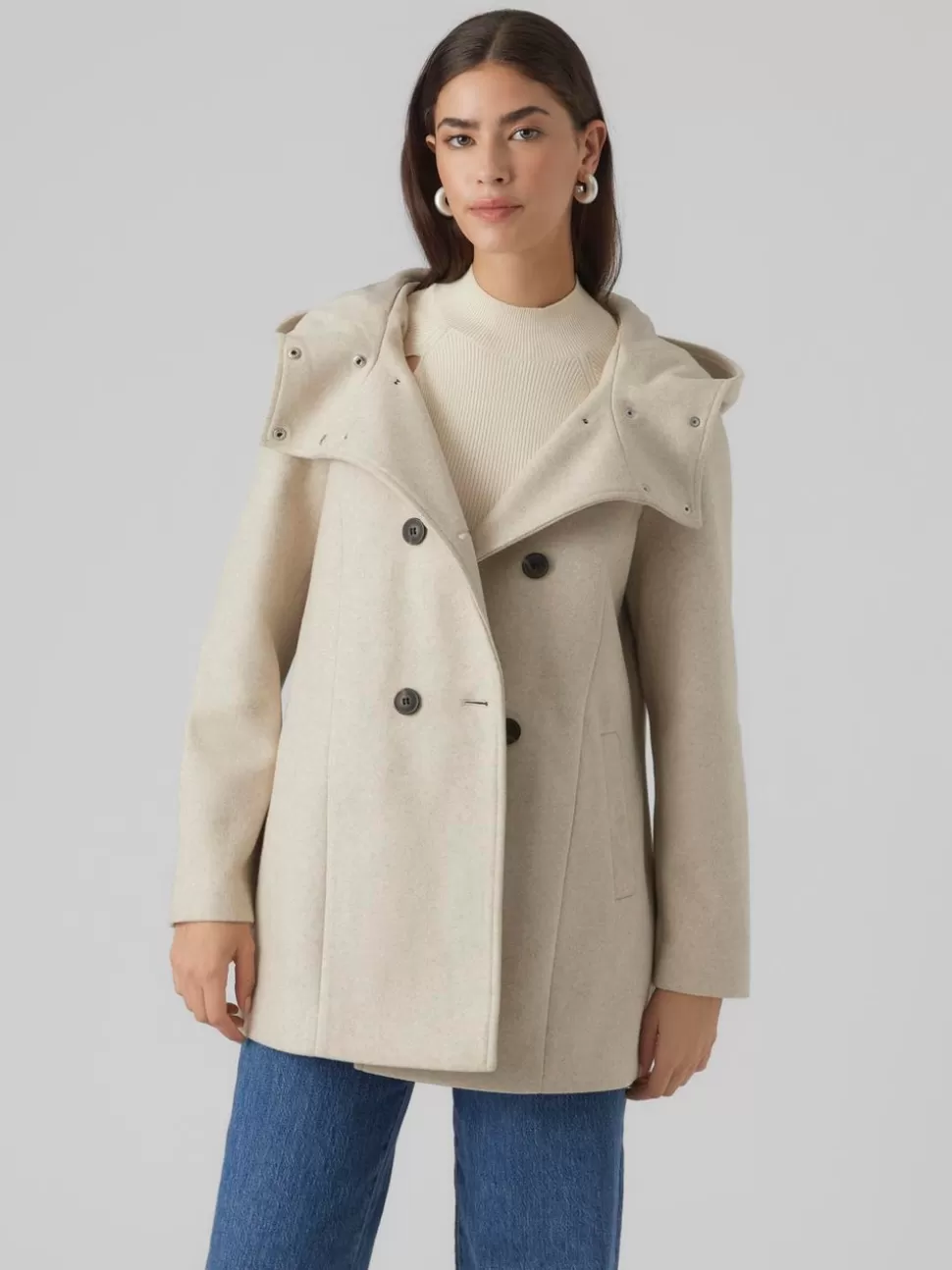 Jackor^VERO MODA VMFORTUNESHILA Jacka Oatmeal