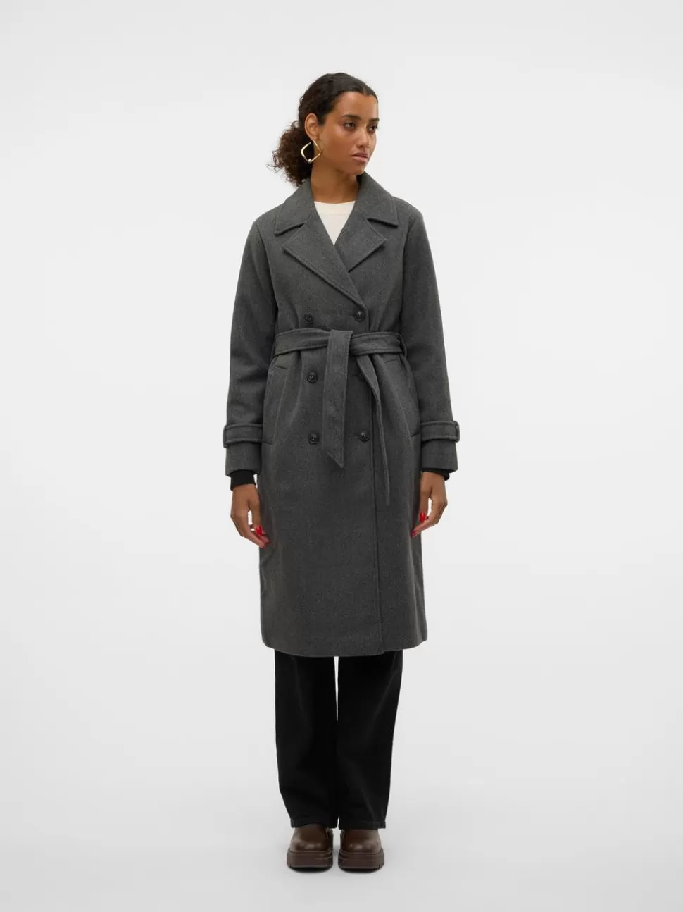 Jackor^VERO MODA VMFORTUNEVEGA Rock Dark Grey Melange
