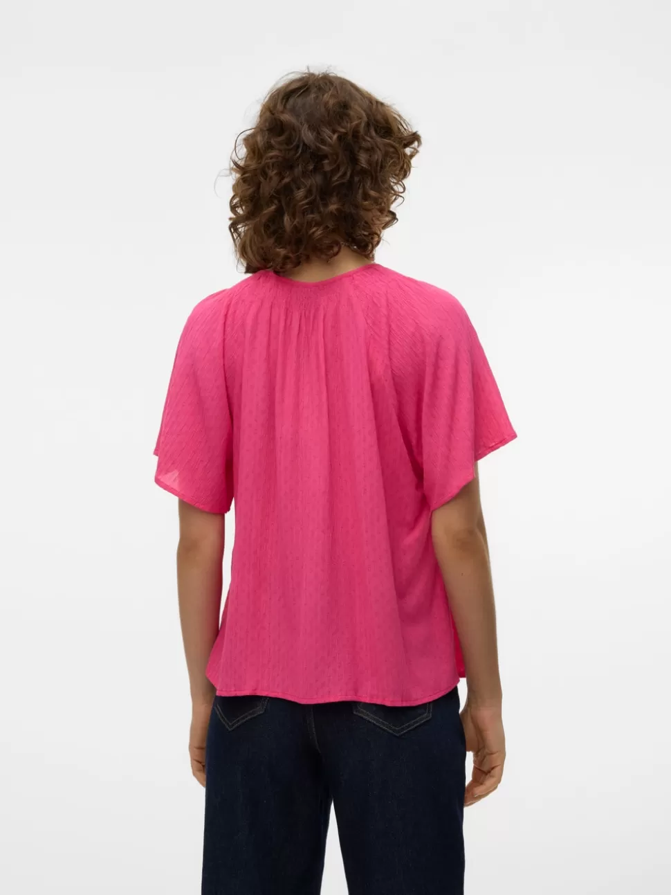 Toppar^VERO MODA VMGABBI Topp Raspberry Sorbet