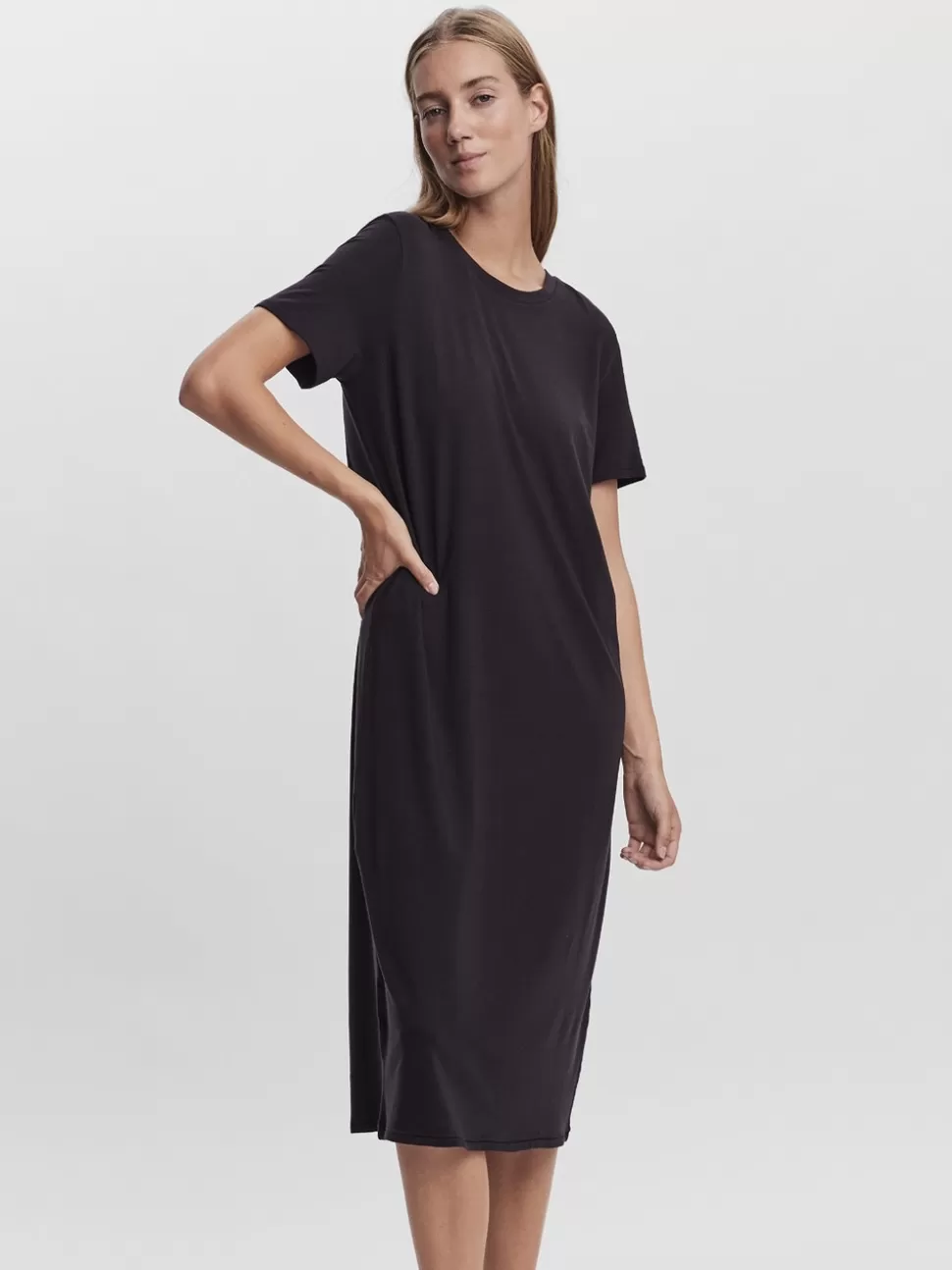 Klänningar^VERO MODA VMGAVA Lång Klänning Black