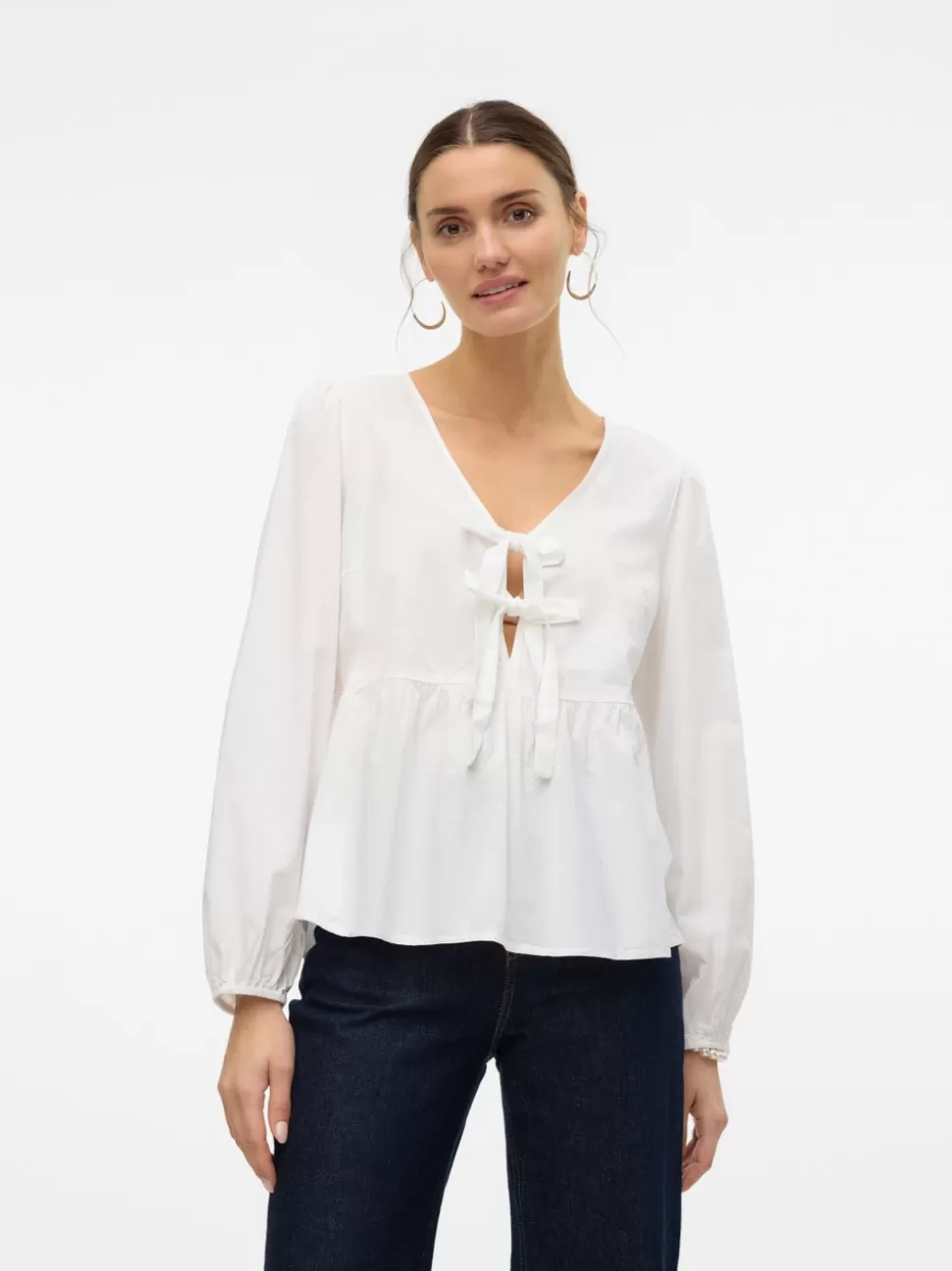 Toppar^VERO MODA VMGILI Topp Bright White