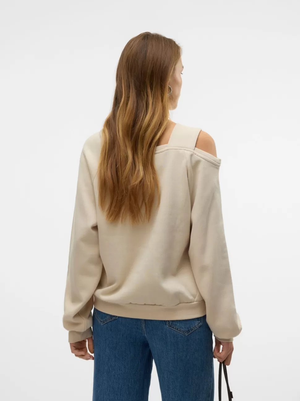 Sweatshirts | Hemmakläder^VERO MODA VMGINA Sweatshirt Oatmeal