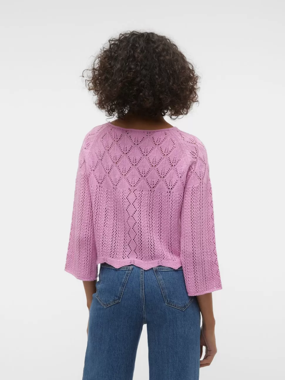 Stickat | Basics^VERO MODA VMGINGER Pullover Pastel Lavender