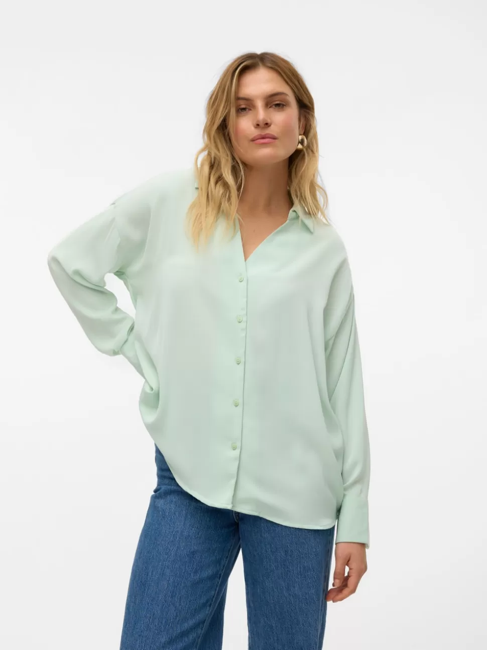 Skjortor | Toppar^VERO MODA VMGISELLE Skjorta Celadon