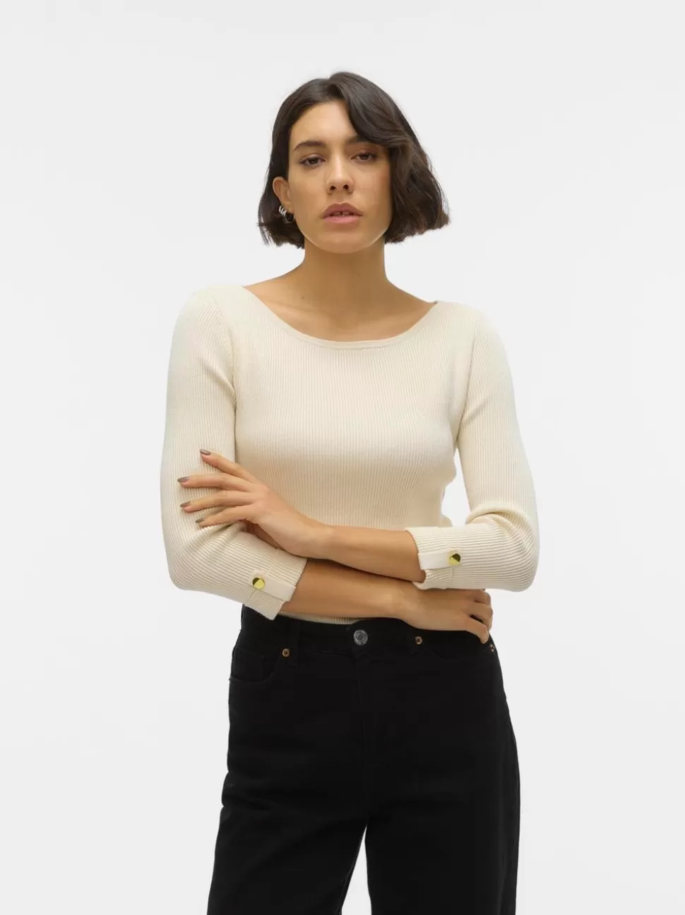 Stickat | Basics^VERO MODA VMGIZELLE Pullover Birch