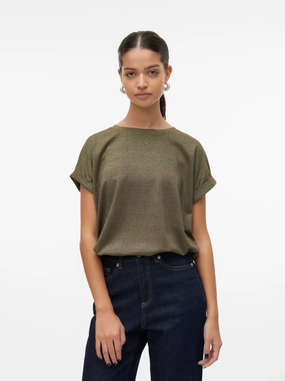 Toppar^VERO MODA VMGLITTER Topp Capers