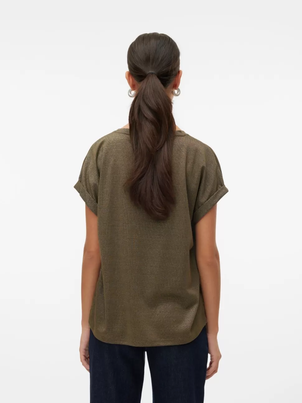 Toppar^VERO MODA VMGLITTER Topp Capers