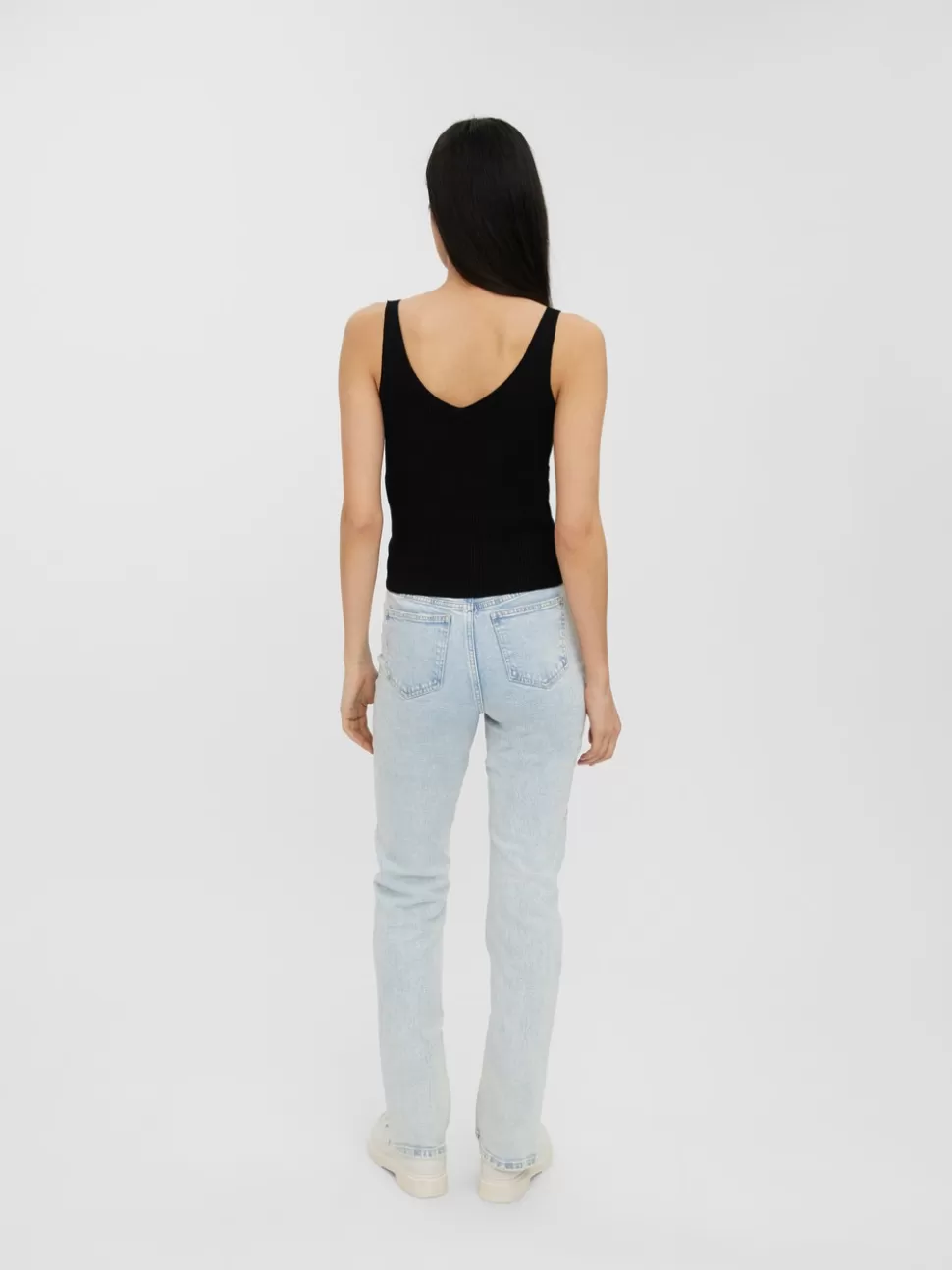 Stickat | Basics^VERO MODA VMGLORY Pullover Black