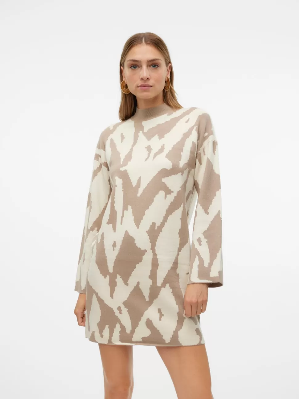 Klänningar^VERO MODA VMGOLD Kort Klänning Silver Mink