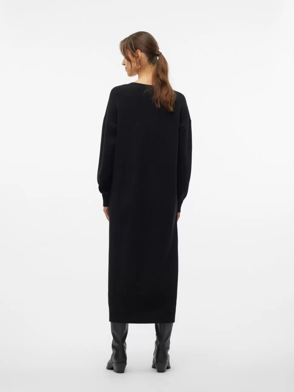 Klänningar^VERO MODA VMGOLD Lång Klänning Black