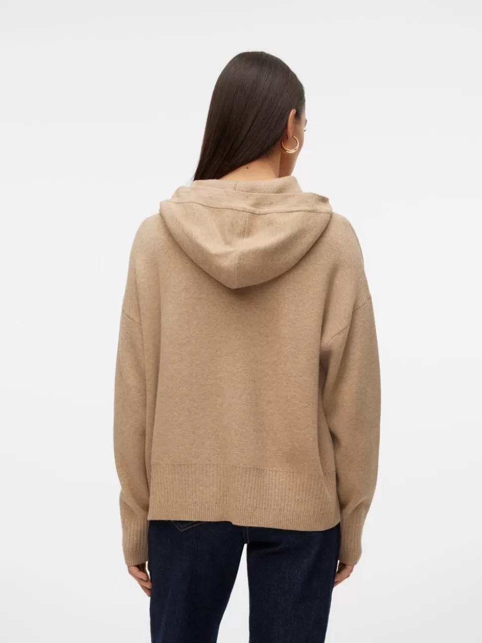 Stickat^VERO MODA VMGOLD Pullover Silver Mink