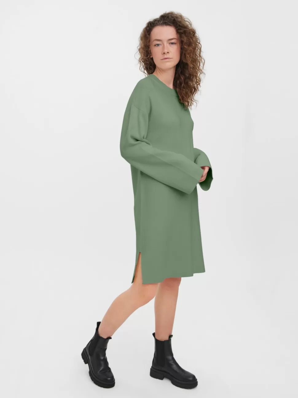 Klänningar^VERO MODA VMGOLDNEEDLE Kort Klänning Loden Frost