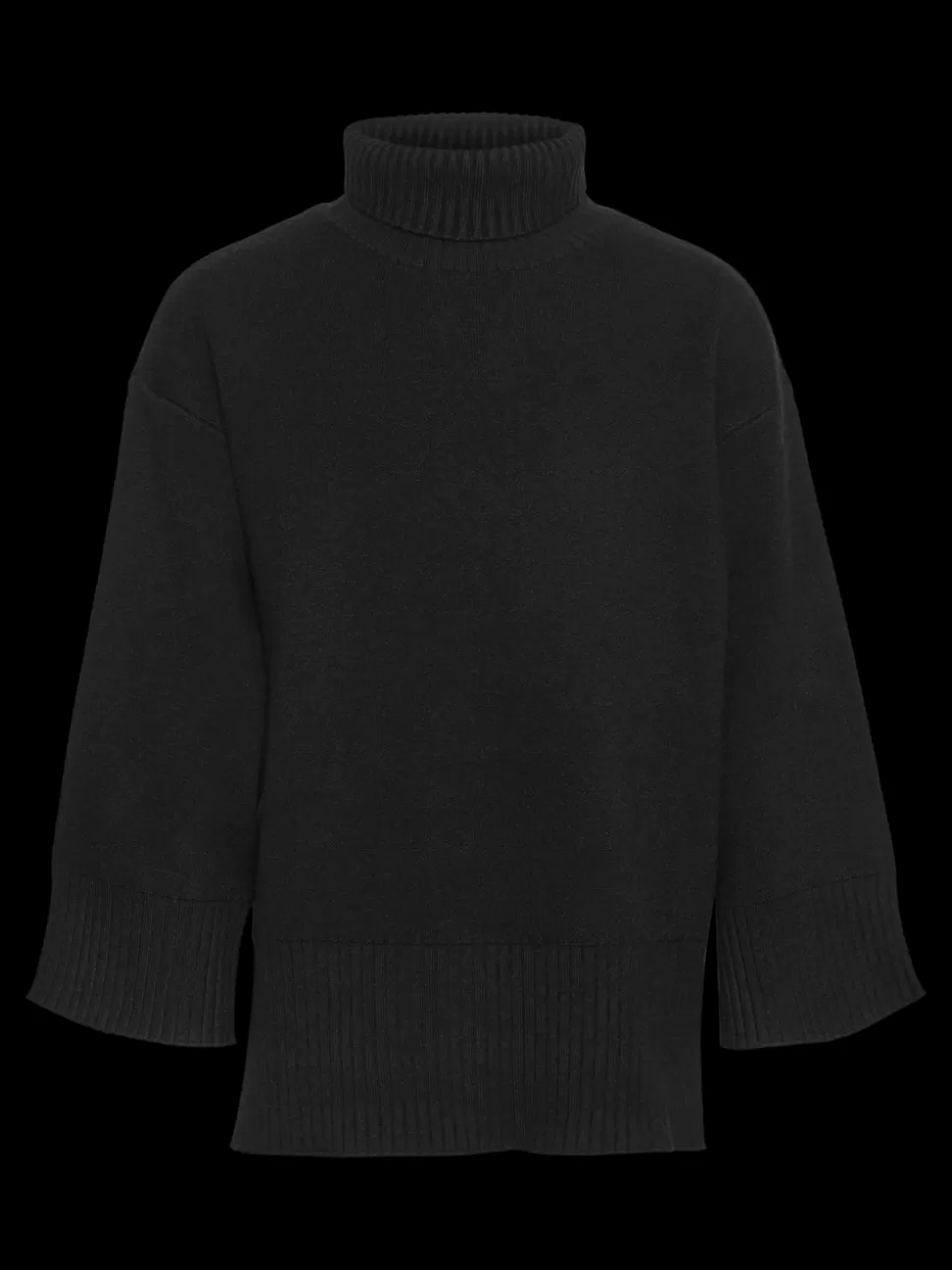 Toppar | Stickat^VERO MODA VMGOLDNEEDLE Pullover Black