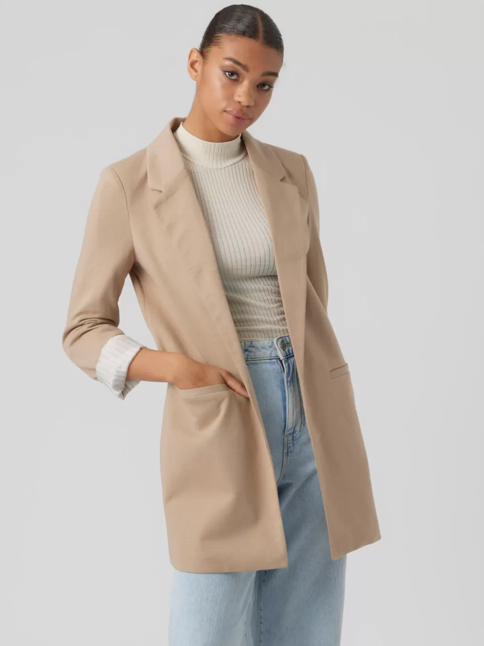 Kavajer | Basics^VERO MODA VMHARUKI Kavaj Silver Mink