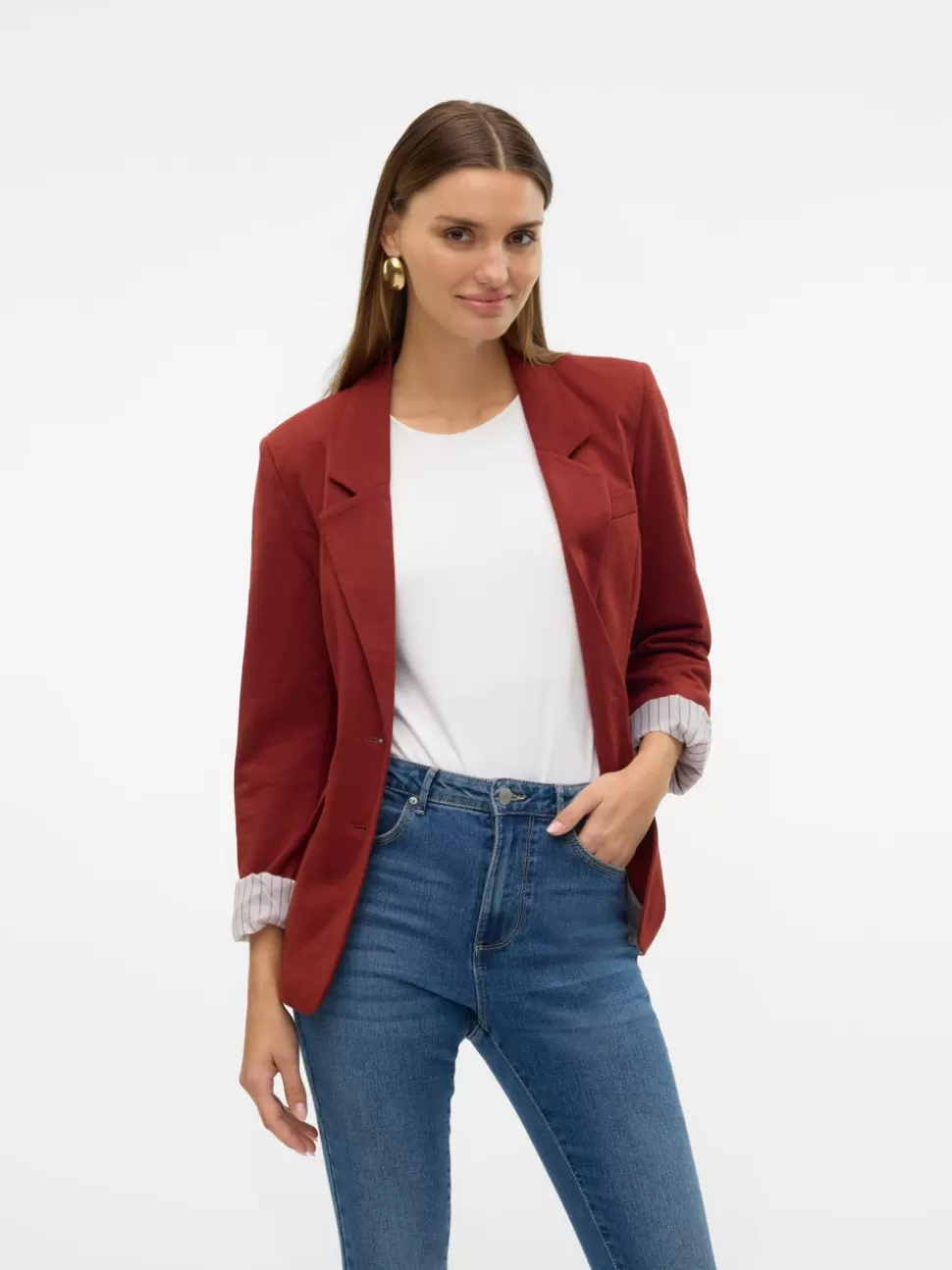 Kavajer^VERO MODA VMHARUKI Kavaj Fired Brick