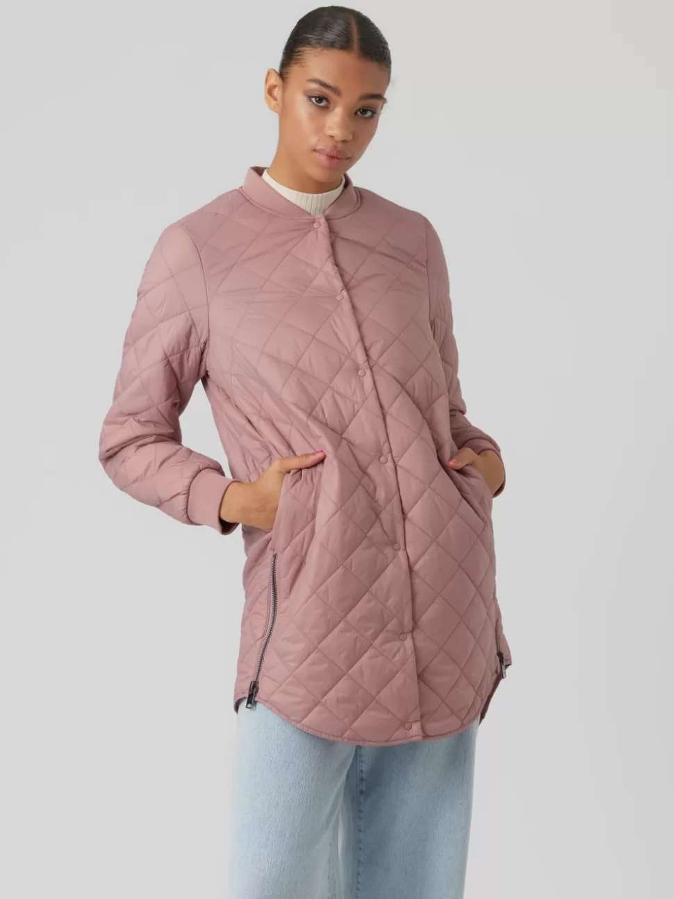Jackor^VERO MODA VMHAYLE Rock Nostalgia Rose