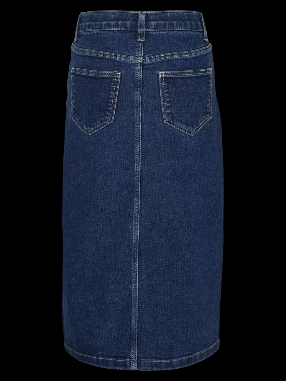 Kjolar | Underdelar^VERO MODA VMHEATHER Hög Midja Lång Kjol Medium Blue Denim