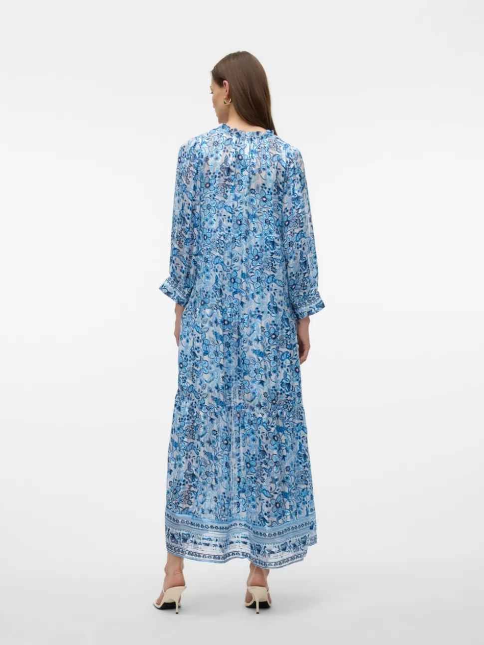 Klänningar^VERO MODA VMHEDI Lång Klänning Ibiza Blue