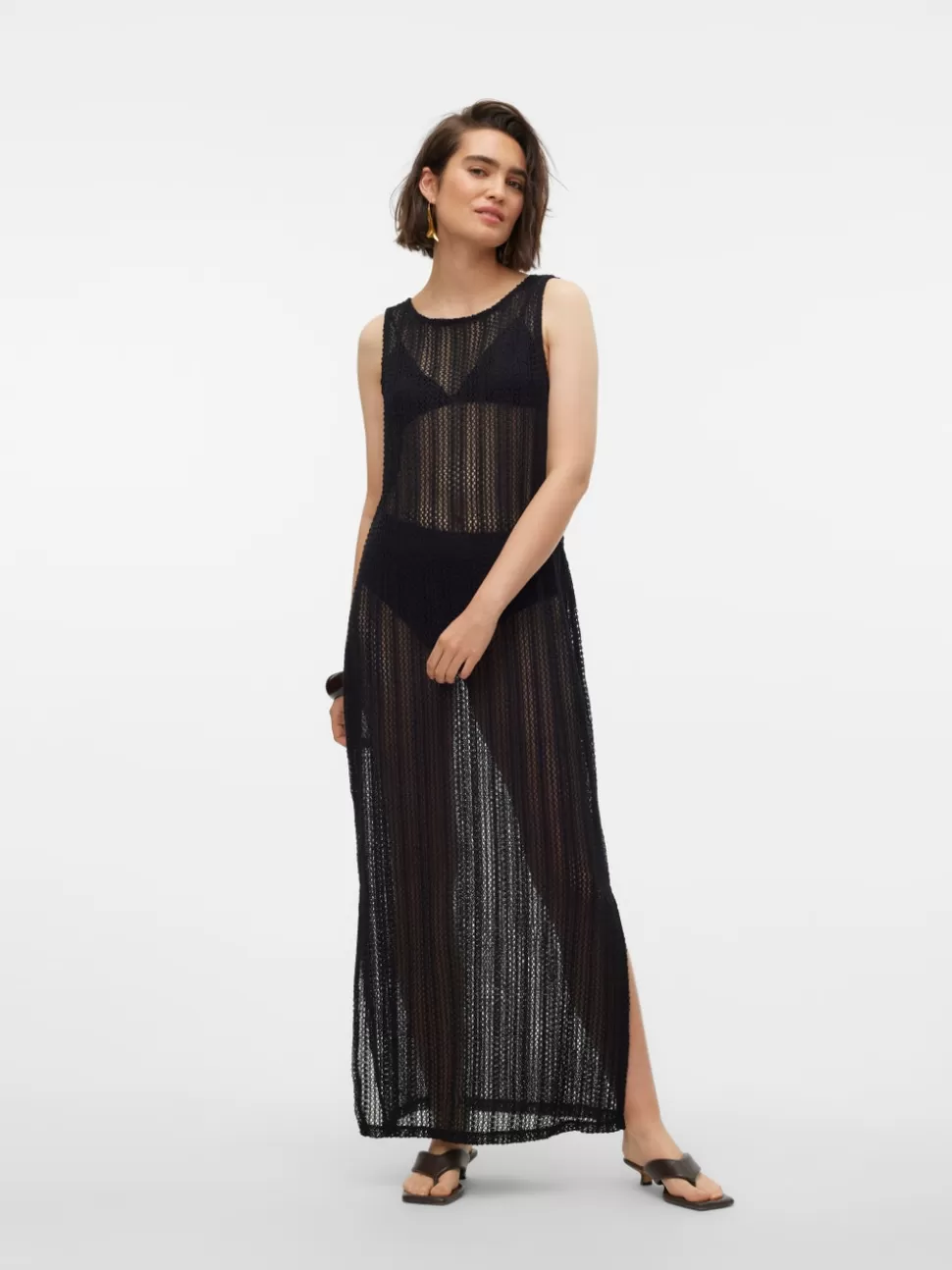 Klänningar^VERO MODA VMHEIDI Lång Klänning Black
